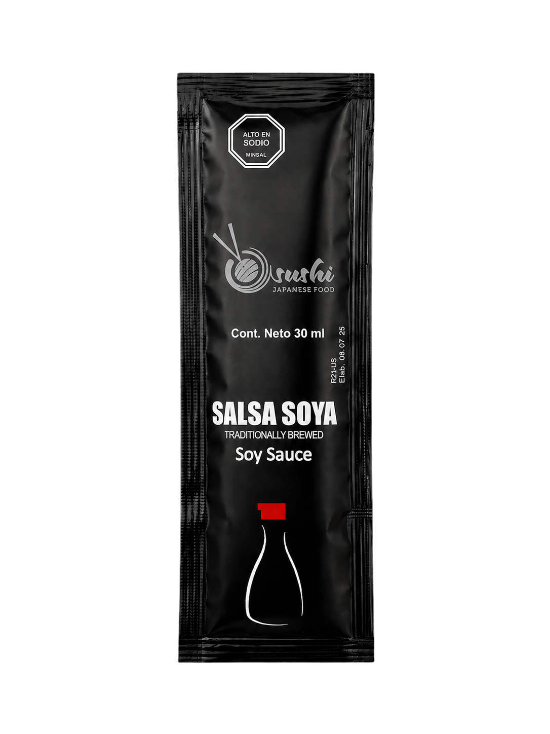 Caja de Sachets Semi Personalizados de Soya - (300 Sachets/Caja)