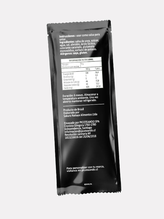 Caja de Sachets Genéricos de Teriyaki - (300 Sachets/Caja)